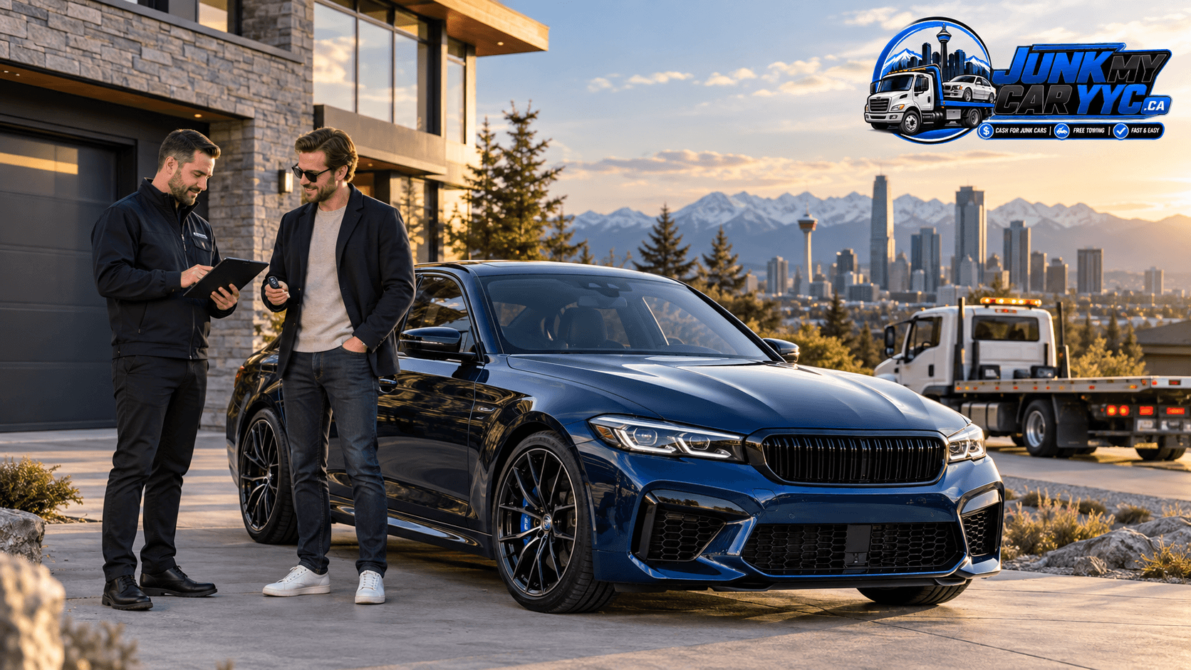 Luxury vehicle ready to be sold for cash in Calgary